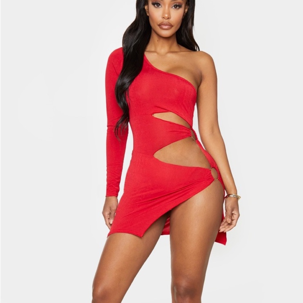 Slinky One Shoulder Dress